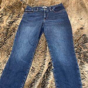 Good American Good Petite Skinny Mid Rise Jeans Indigo312 Size 8/29 GPSK336T